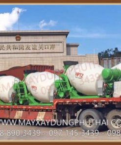 Nhập khẩu xe bồn trộn bê tông