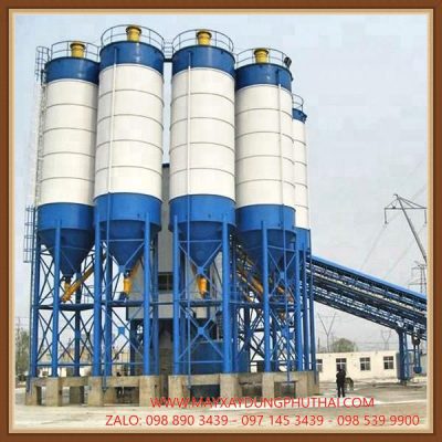 Lắp đặt silo chứa tro bay