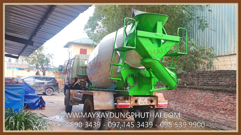 Bồn trộn thủy lực 4m3