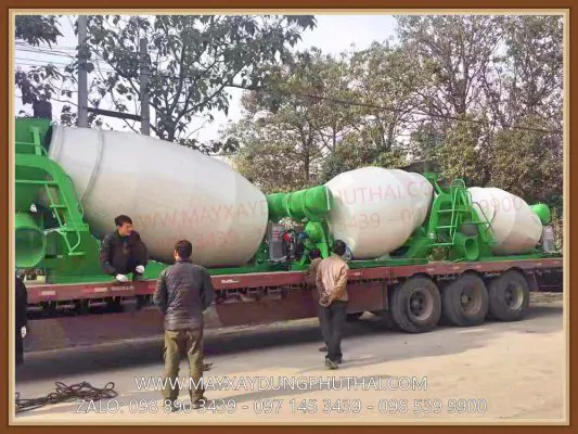 Bồn trộn bê tông HPT5 giá rẻ, dung tích 5m3