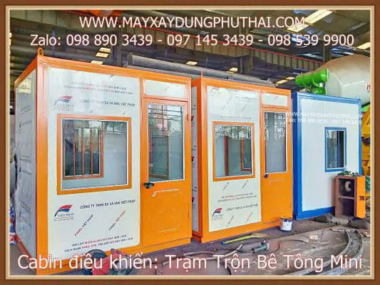 Cabin điều khiển trạm trộn