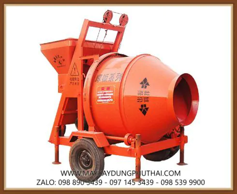 Máy trộn tự do JZM350 công suất 10 - 15m3/h