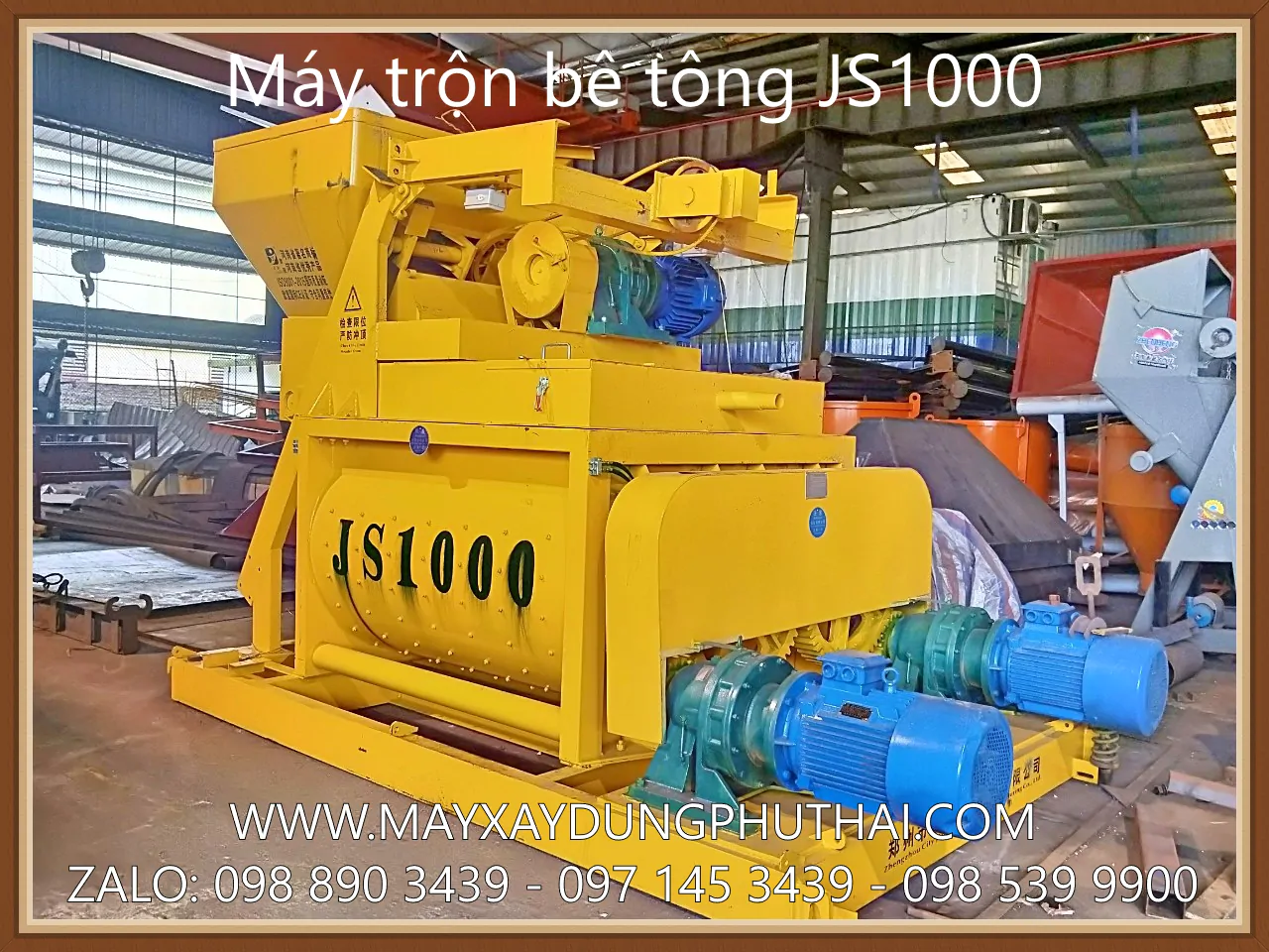 Máy trộn bê tông cưỡng bức JS1000 Máy trộn bê tông cưỡng bức JS1000