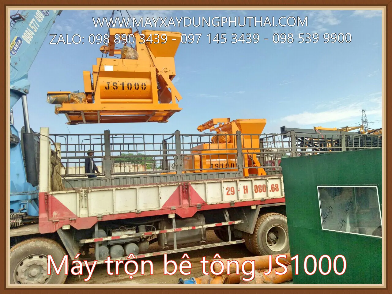 Cối trộn bê tông JS1000