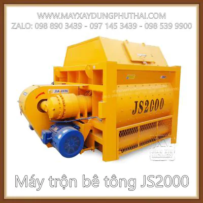Cối trộn bê tông JS2000 giá rẻ