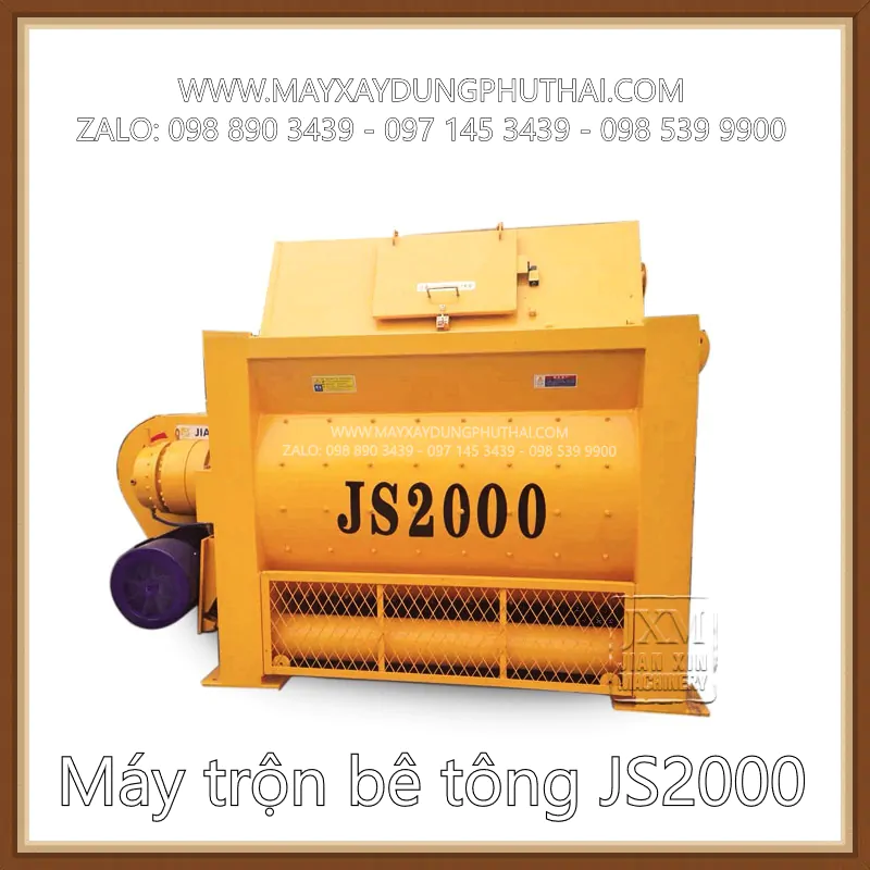 Máy trộn bê tông JS2000