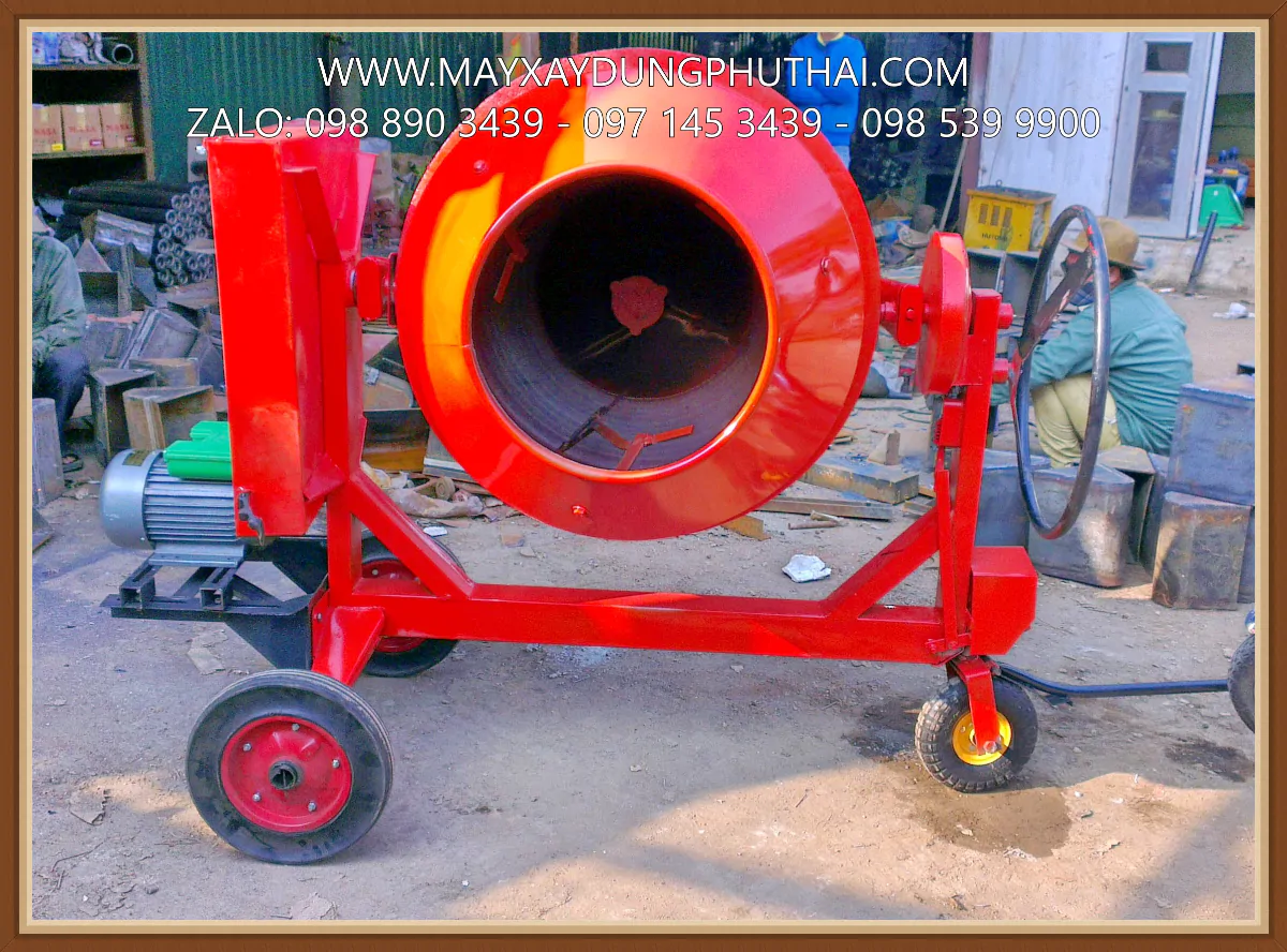 Máy trộn lật nghiêng 350L