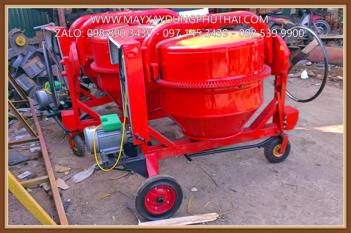 Máy trộn lật nghiêng 350L