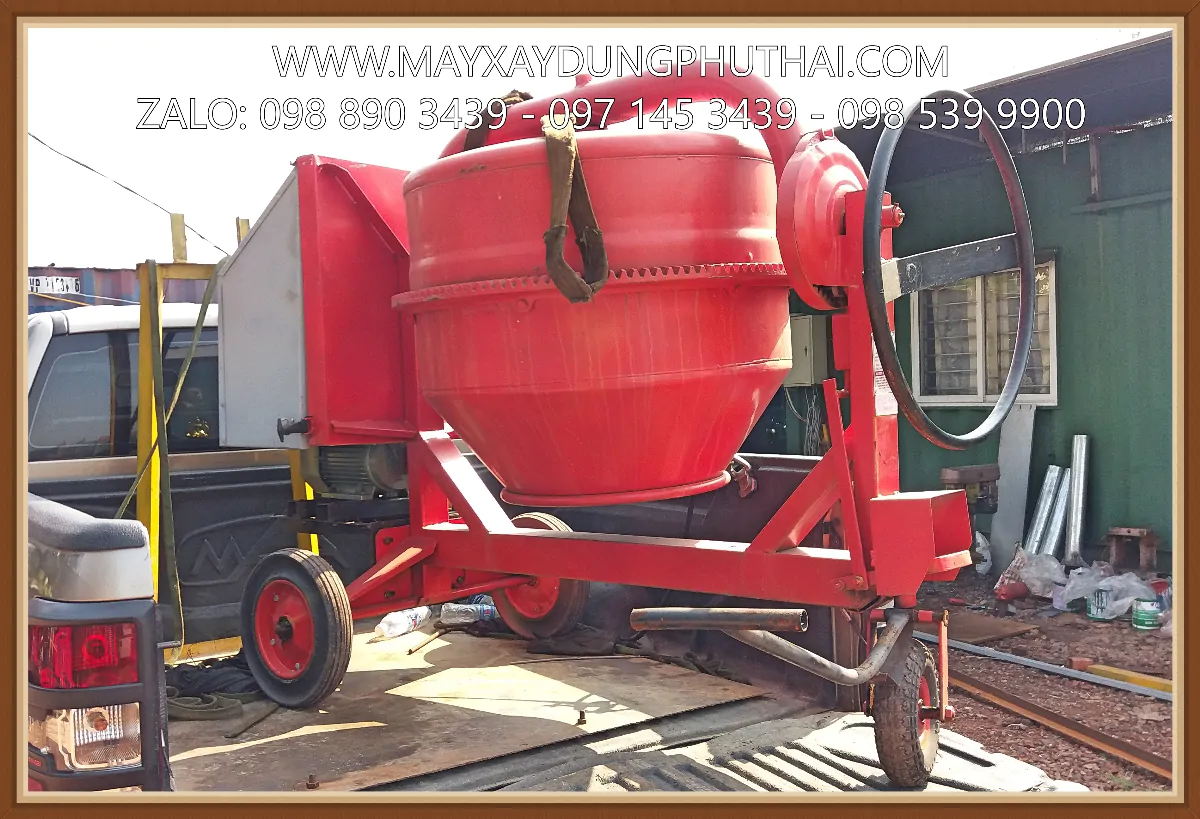 Máy trộn lật nghiêng 350L