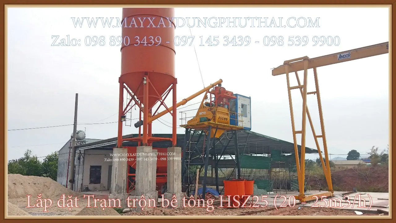 Trạm trộn JS500 - 12