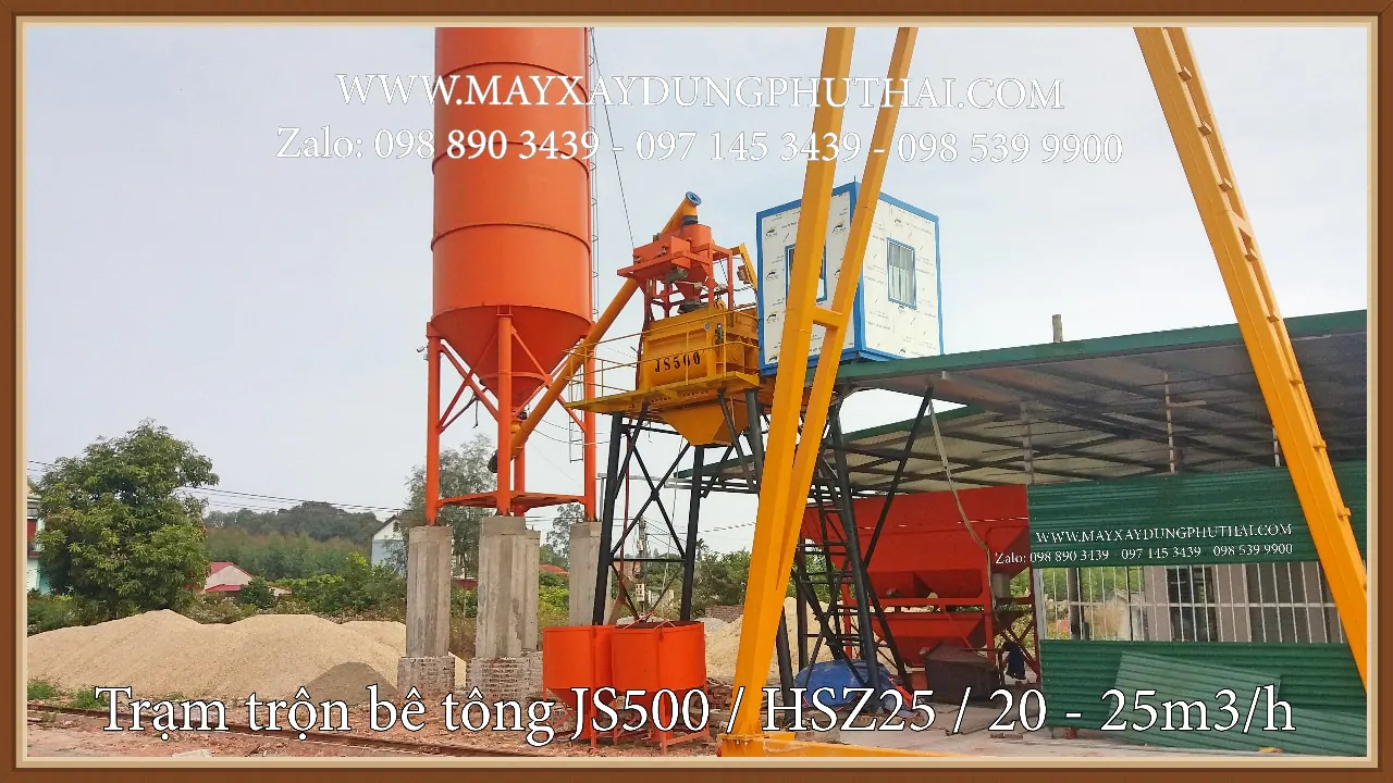 Trạm trộn JS500 - 16