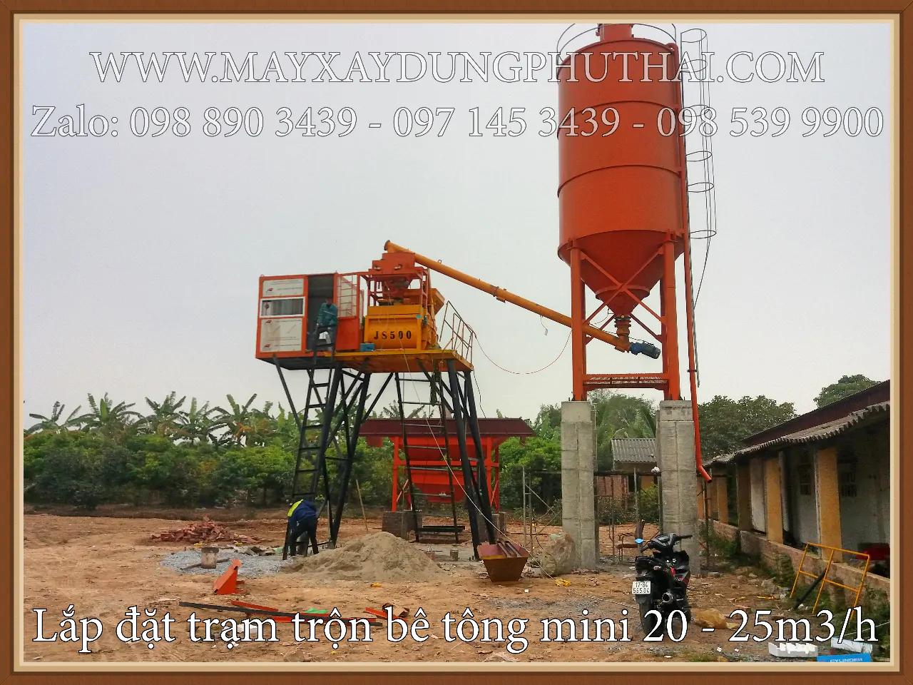 Trạm trộn JS500 - 19