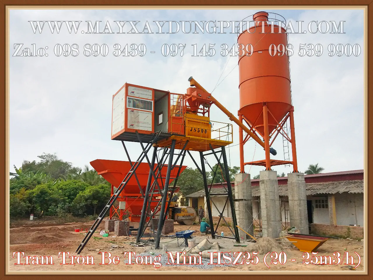 Trạm trộn JS500 - 20