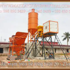 Trạm trộn bê tông mini giá tốt