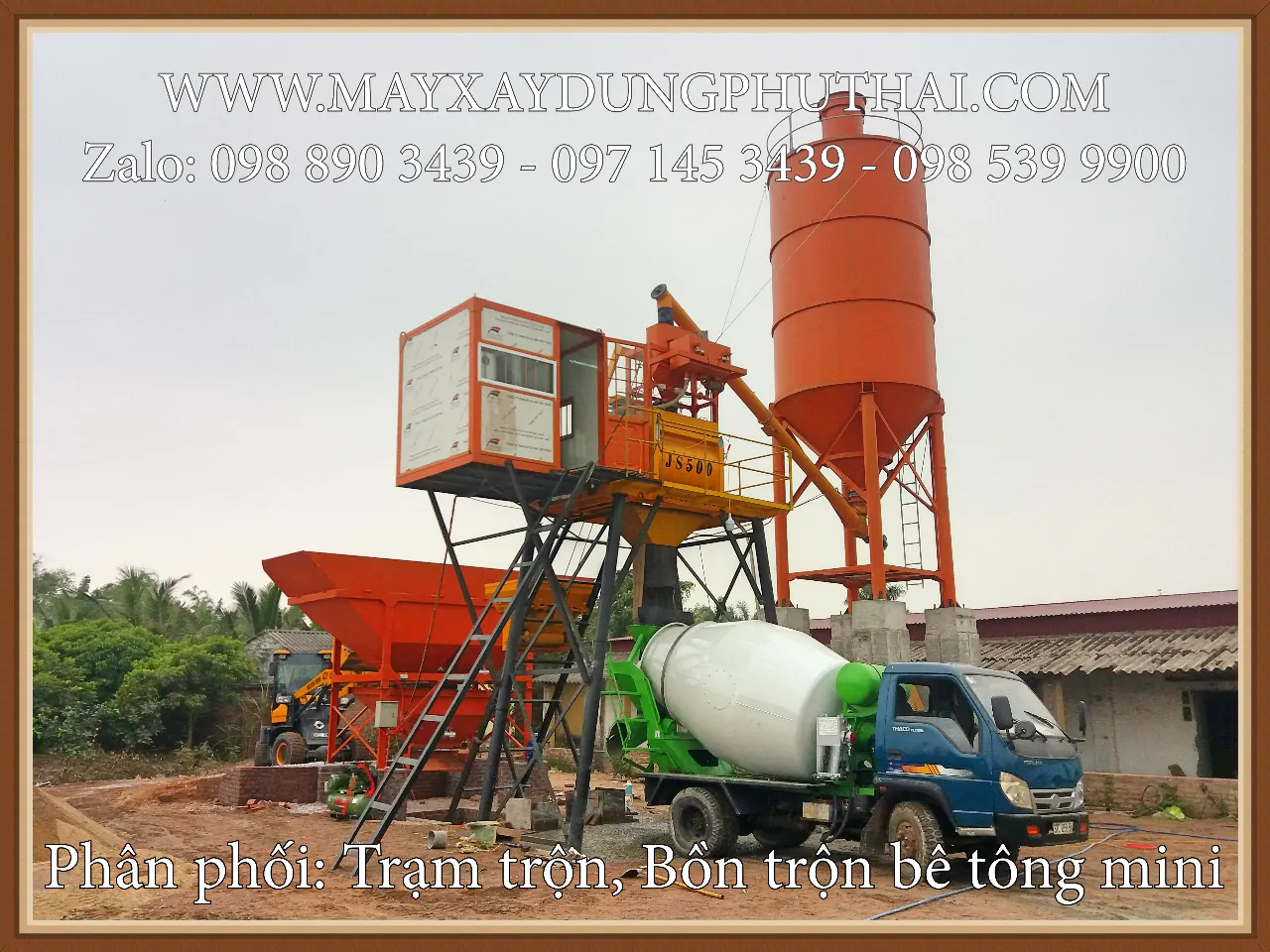 Trạm trộn JS500 - 24