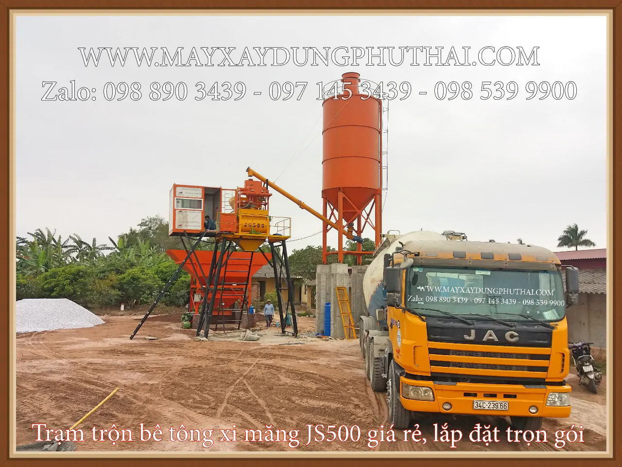 Trạm trộn JS500 - 27