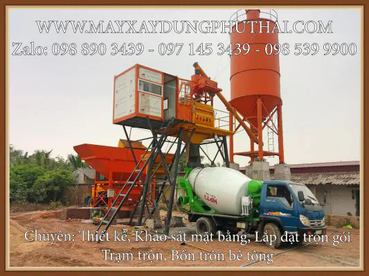 Trạm trộn bê tông tươi giá rẻ