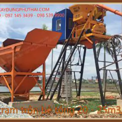 Trạm trộn bê tông mini giá rẻ