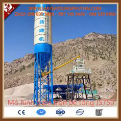 Báo giá trạm trộn bê tông JS750