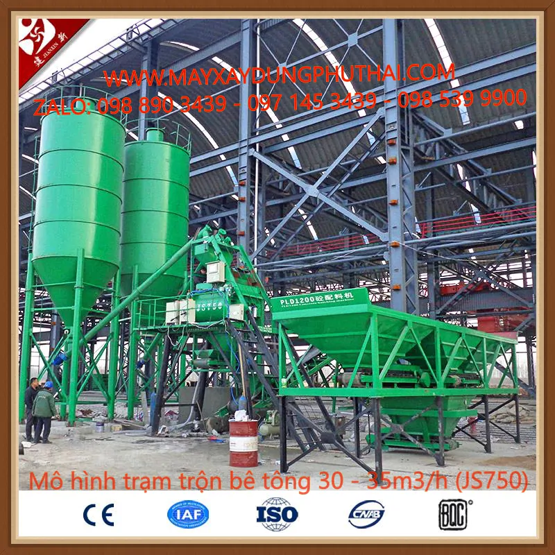 Trạm trộn bê tông HSZ35