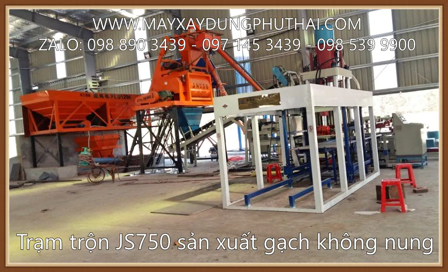 Trạm trộn bê tông HSZ35 Trạm trộn bê tông HSZ35