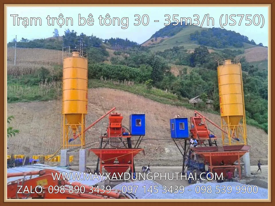 Trạm trộn bê tông HSZ35