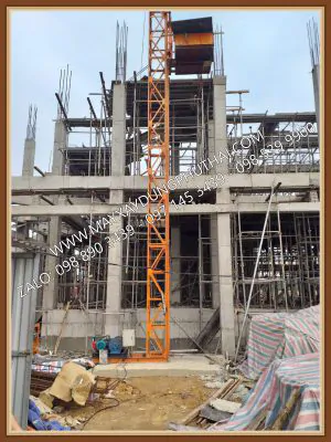 Lắp đặt Vận thăng nâng hàng 1000Kg