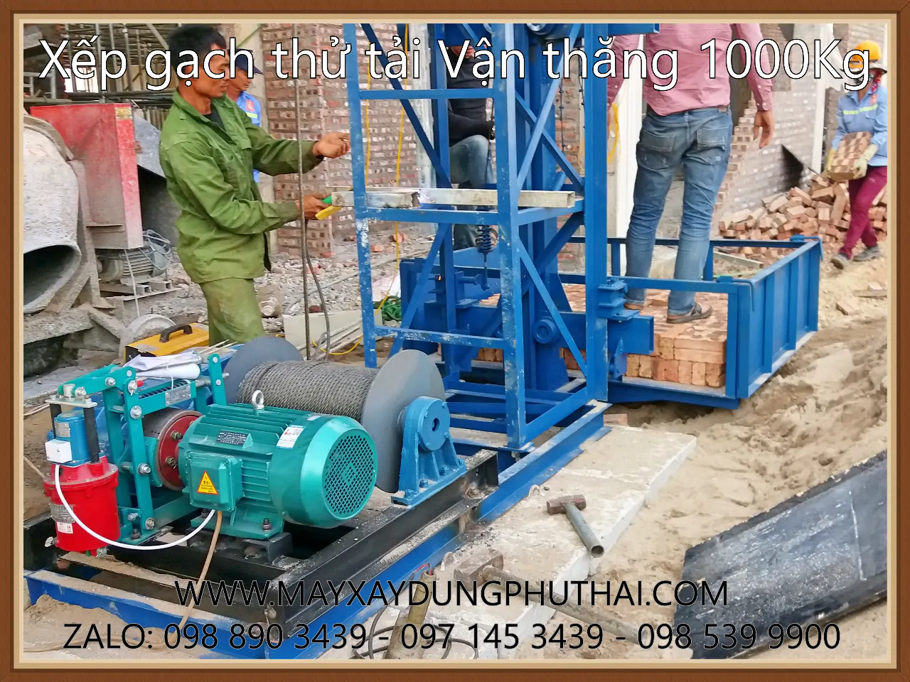 Vận thăng 1000Kg