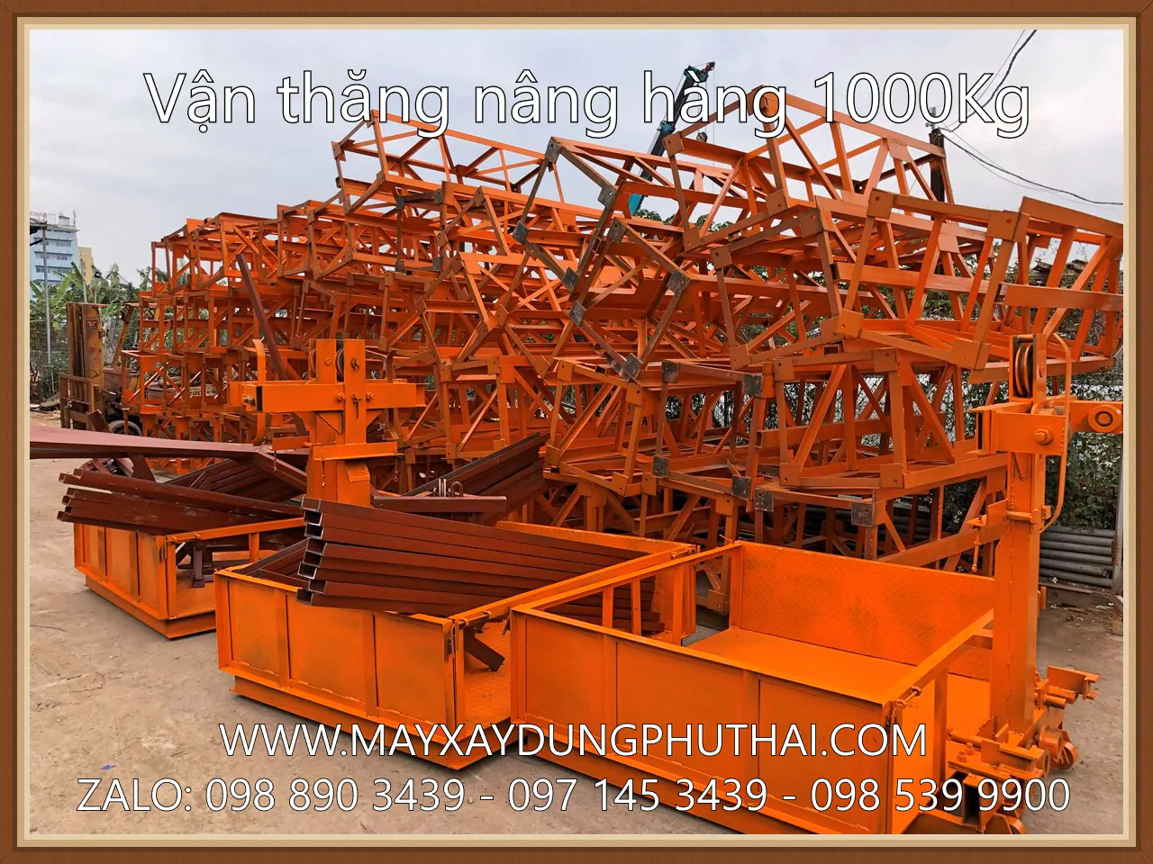 Vận thăng hàng 1000Kg