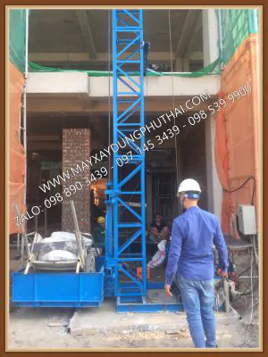 Lắp đặt Vận thăng nâng hàng 500Kg - 22m