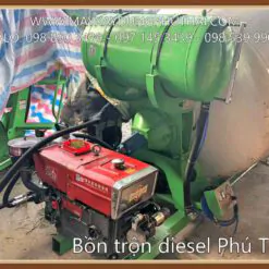Bồn trộn bê tông diesel