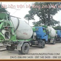 Lắp đặt xe bồn trộn bê tông HPT2