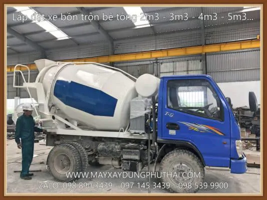 Phú Thái lắp đặt bồn trộn bê tông