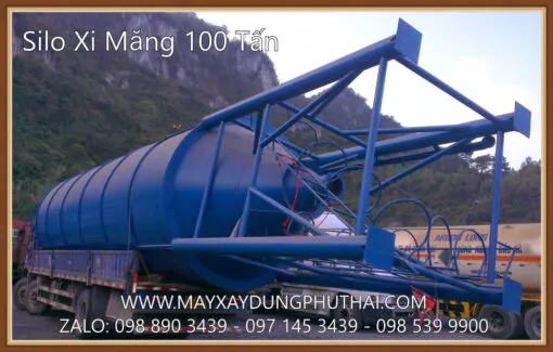Silo xi măng 100 tấn