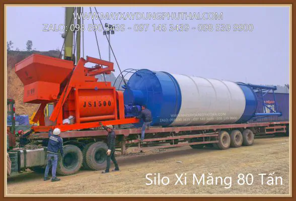 Silo chứa xi măng 80 tấn