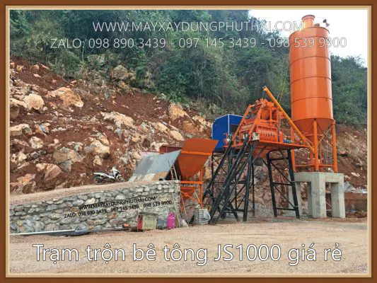 Trạm trộn bê tông JS1000