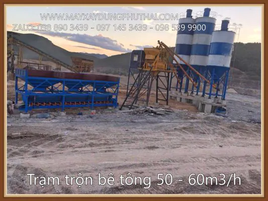 Trạm trộn 60m3/h