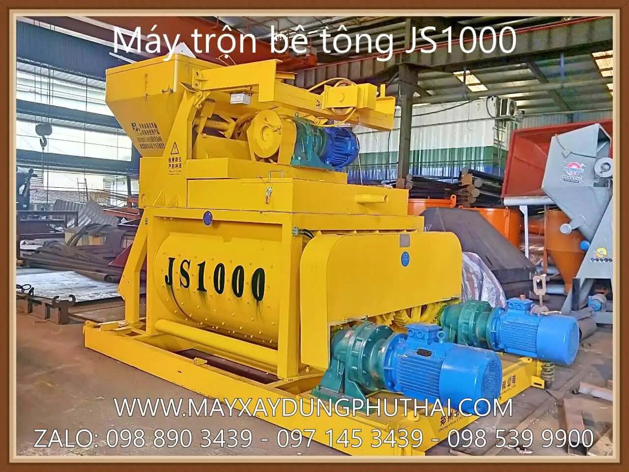 Cối trộn bê tông JS1000 Cối trộn bê tông JS1000