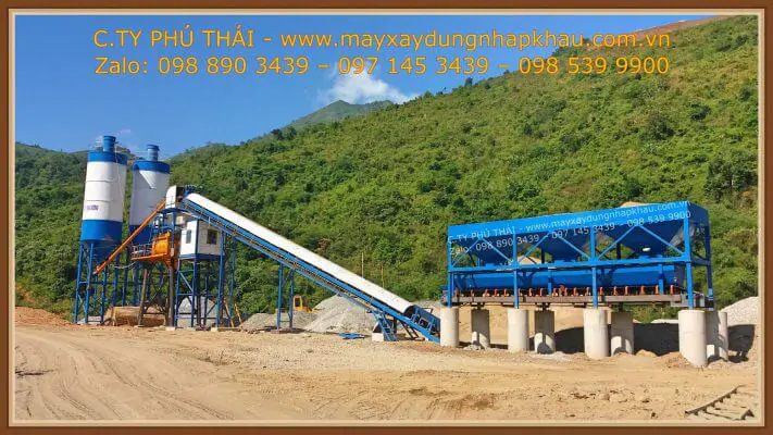 Trạm trộn bê tông tươi HZS90