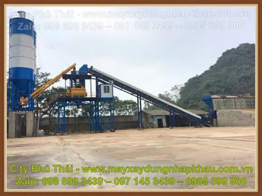 Trạm trộn bê tông HZS75