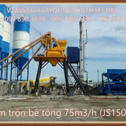 Trạm trộn bê tông HZS75