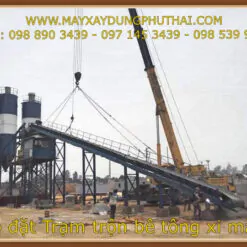 Trạm trộn bê tông 75m3/h model HZS90