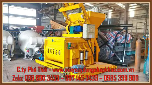 Máy trộn cưỡng bức JS750