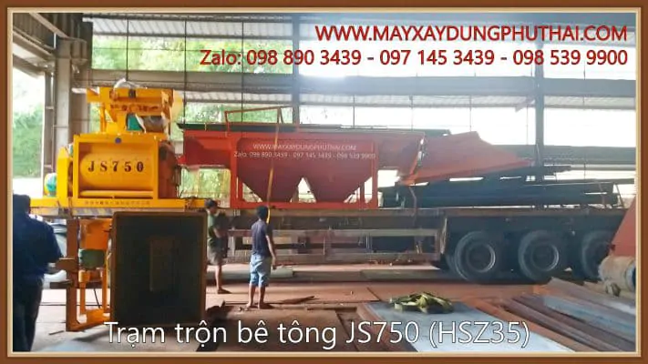 Vận chuyển máy trộn