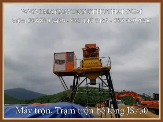 Máy trộn bê tông JS750