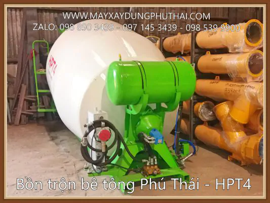 Bán bồn trộn bê tông 4m3 (HPT4)