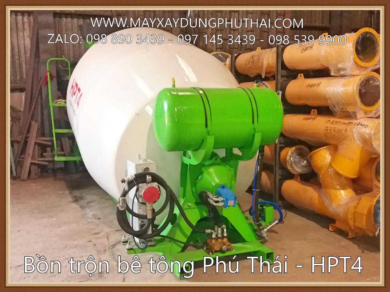 Bán bồn trộn bê tông 4m3 (HPT4) Bán bồn trộn bê tông 4m3 (HPT4)