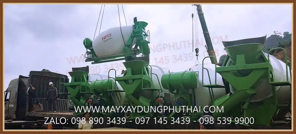 Mua bồn trộn bê tông 2m3 chính hãng