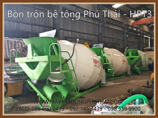 Bồn trộn thủy lực 3m3 giá rẻ