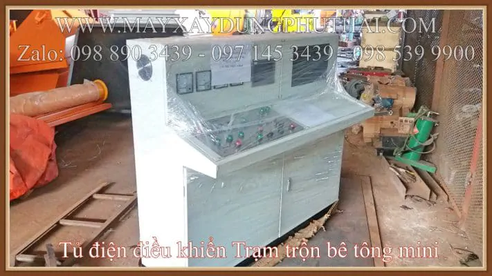Tủ điện điều khiển trạm trộn JS500
